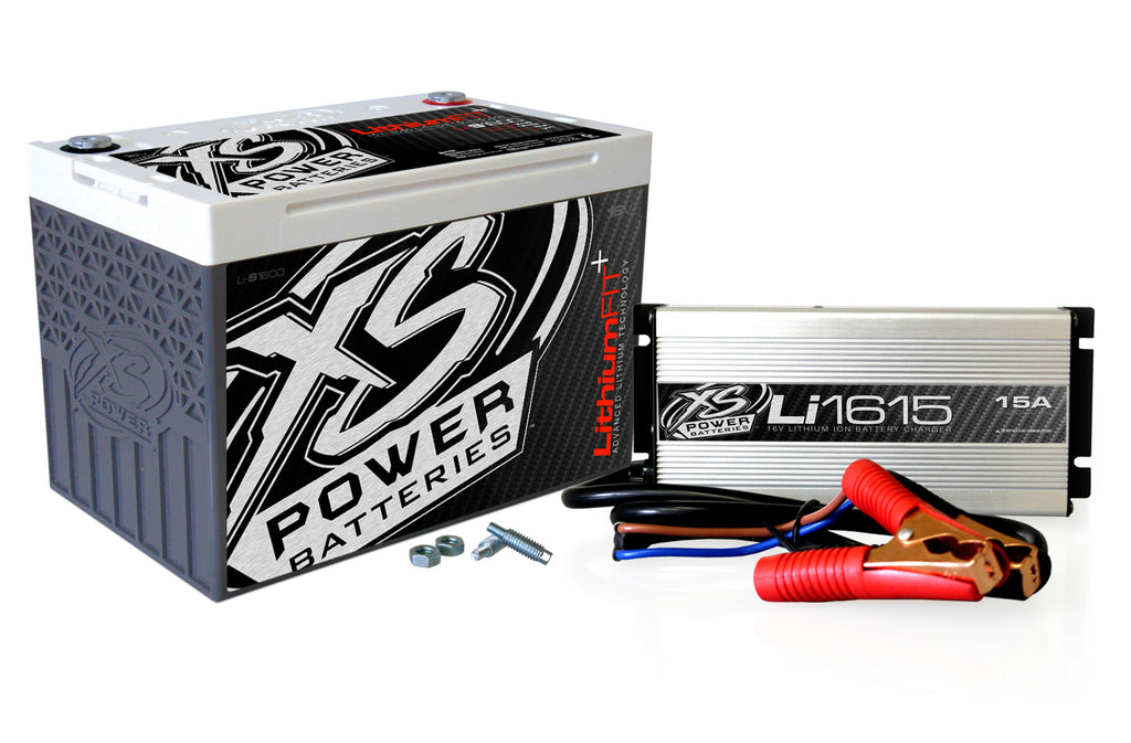 XS POWER BATTERY LI-S1600CK 16Volt Lithium Battery Charger Combo Kit