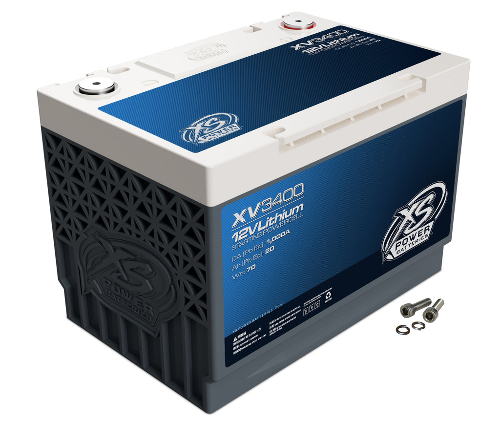 XS POWER BATTERY XV3400 Lithium Titan8 XV Series 12 Volt Battery 1000 CA