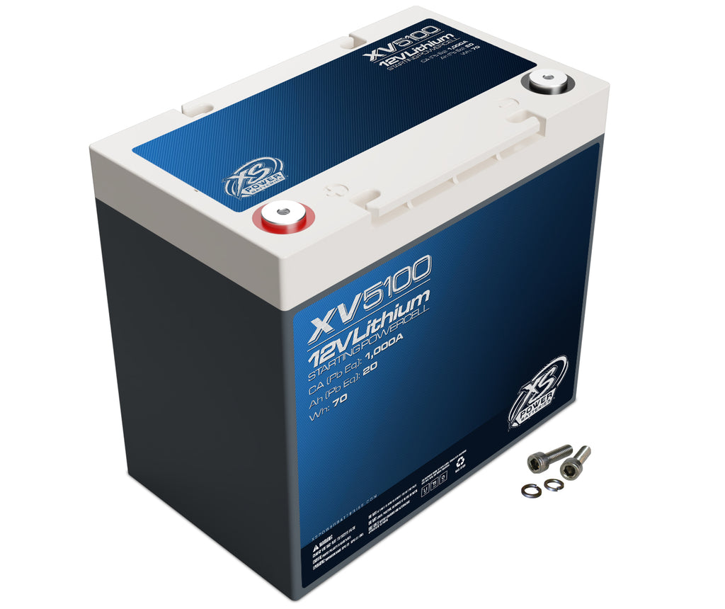 XS POWER BATTERY XV5100 Lithium Titan8 XV Series 12 Volt Battery 1000 CA