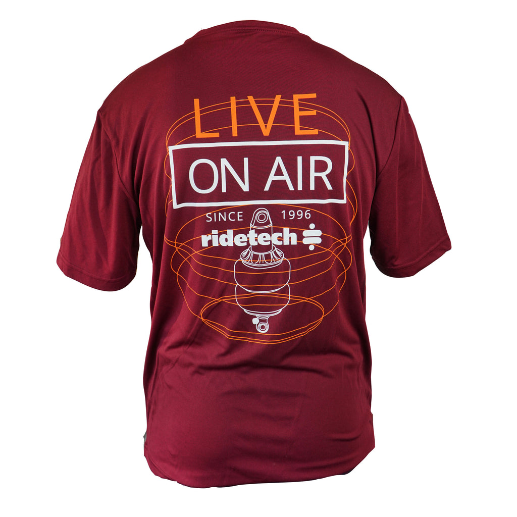 (Xl)-T-Shirt---Live-On-Air-Sport-Tech-T-Shirt---Red,-X-Large.