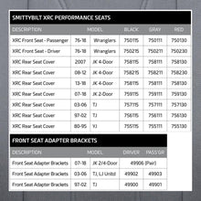 Load image into Gallery viewer, Xrc-Suspension-Seat---Driver-Side---Black-Sides-Gray-Center