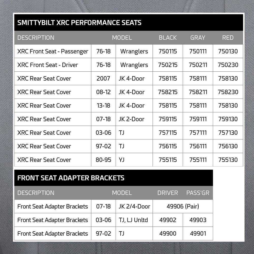 Xrc-Suspension-Seat---Passenger-Side---Black-Sides-Gray-Center