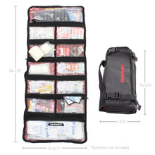 Load image into Gallery viewer, Xventure-Gear-First-Aid-Roll---Large-(5X5in.-Closed)-12Oz-Waxed-Canvas---Black