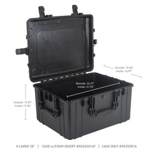 Load image into Gallery viewer, Xventure-Gear-Hard-Case---Extra-Lg-25In.--Lockable--Ip67--Automatic-Air-Valve---Tex.-Blk