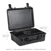Load image into Gallery viewer, Xventure-Gear-Hard-Case---Large-20In.--Lockable--Ip67--Automatic-Air-Valve---Tex.-Black