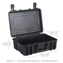 Load image into Gallery viewer, Xventure-Gear-Hard-Case---Medium-18In.--Lockable--Ip67--Automatic-Air-Valve---Tex.-Black