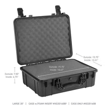 Load image into Gallery viewer, Xventure-Gear-Hard-Case-WFoam---Large-20In.--Lockable--Ip67---Tex.-Black
