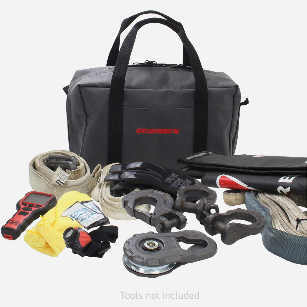 Xventure-Gear-Recovery-Bag-(7.5X11.5X18in.-Closed)-12Oz-Waxed-Canvas---Black