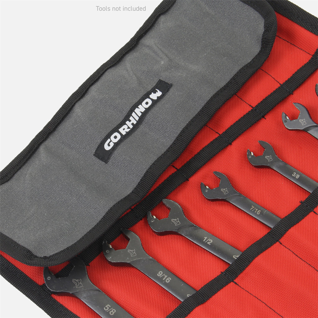 Xventure-Gear-Tool-Wrench-Roll---Small-(3.5X3.5In.-Closed)-12Oz-Waxed-Canvas---Black