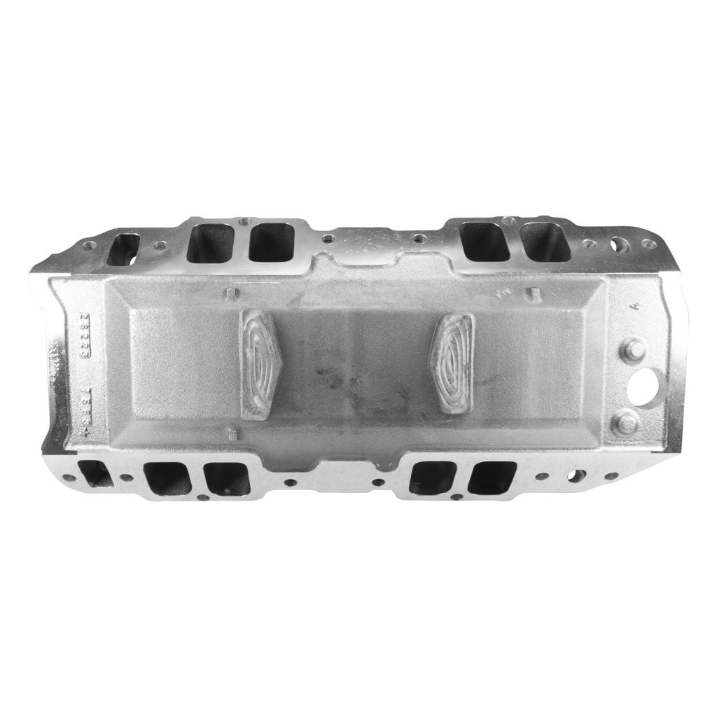Edelbrock 7562-cp RPM Air-Gap Big Block Chevy 2-R Intake Manifold, Chrome Plasma Finish for Select Avanti II, Chevrolet Bel Air, Chevrolet Biscayne, Chevrolet Blazer, Chevrolet Brookwood, Chevrolet C10, Chevrolet C10 Pickup, Chevrolet C10 Suburban,