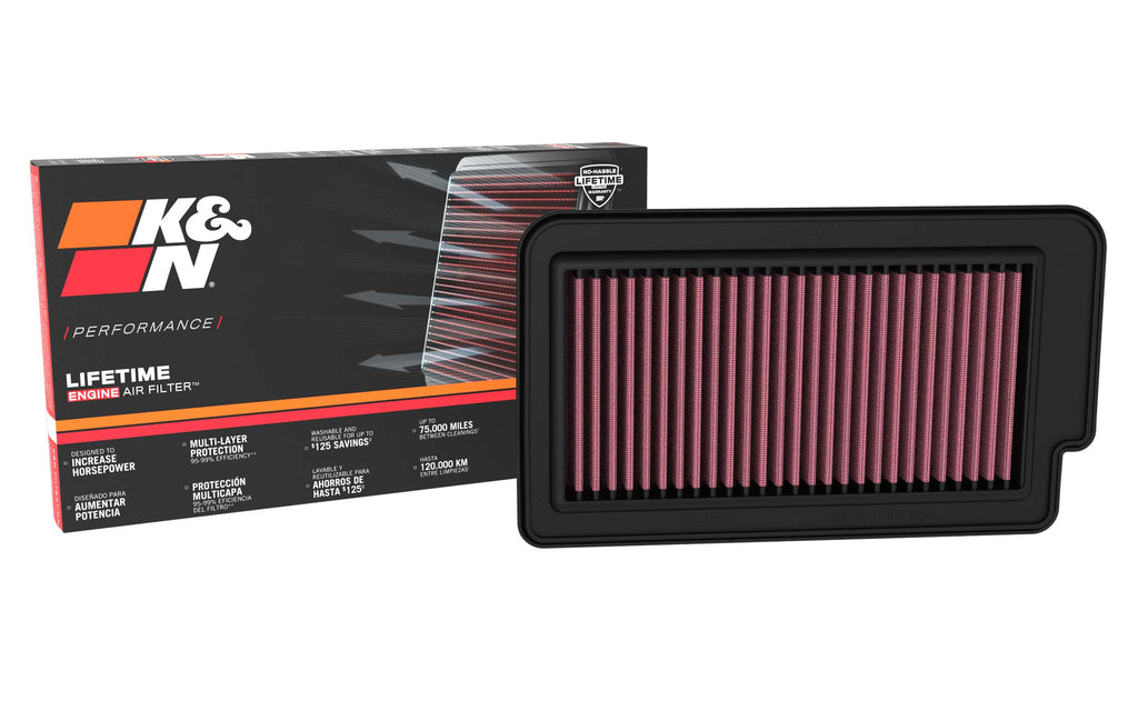 K&N YA-1022 Replacement Air Filter for Select Yamaha MT-10, Yamaha MT-10 SP