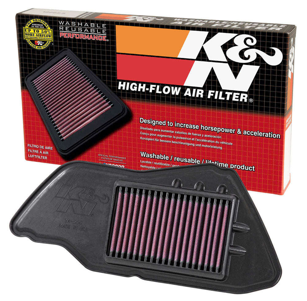 K&N YA-1209 Replacement Air Filter for Select Yamaha YW125 Zuma 125