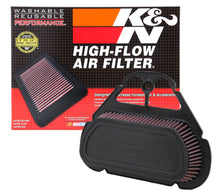 Load image into Gallery viewer, K&amp;N YA-6001 Replacement Air Filter for Select Yamaha YZF-R6, Yamaha YZF-R6S