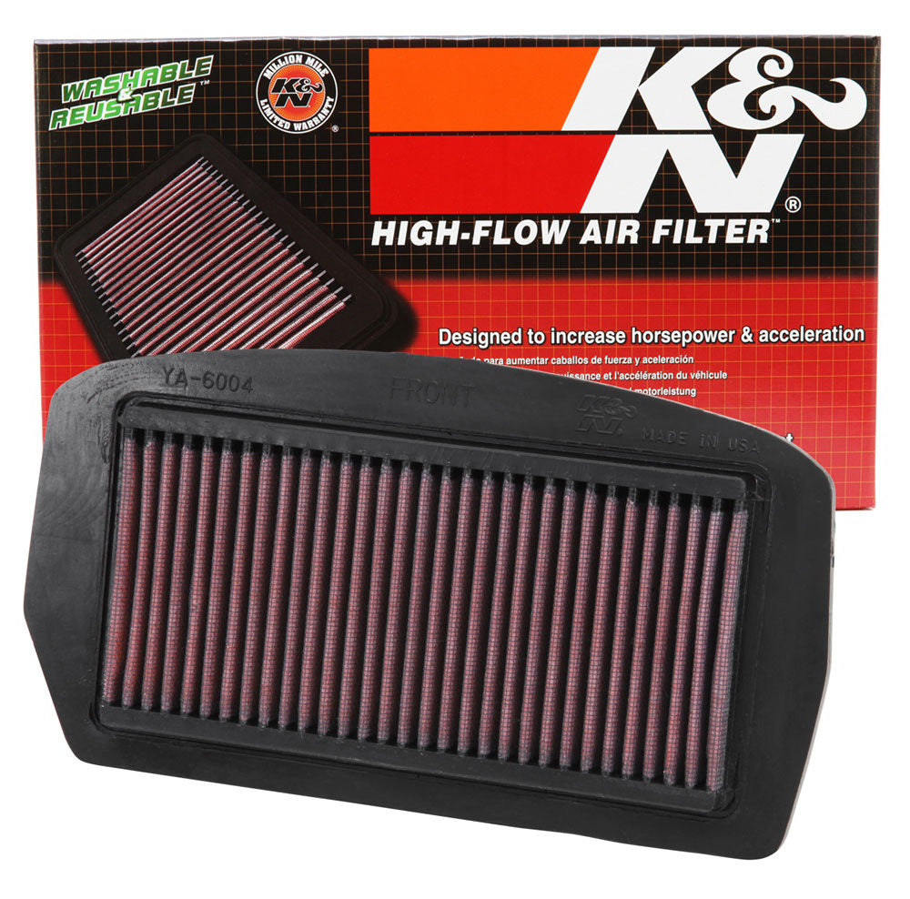 K&N YA-6004 Replacement Air Filter for Select Yamaha FZS600 FZ6
