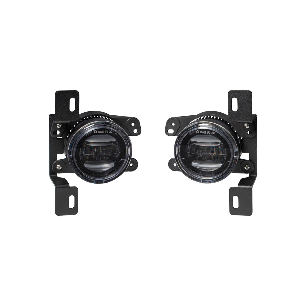 Yellow-Elite-Series-Fog-Lamps-For-2018-2022-Jeep-Jl-Wrangler-Rubicon-W-Steel-Bumper