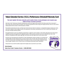 Load image into Gallery viewer, Yukon-Extended-Service-Plan-For-Performance-Driveshaft