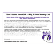 Load image into Gallery viewer, Yukon-Extended-Service-Plan-For-Ring-And-Pinion