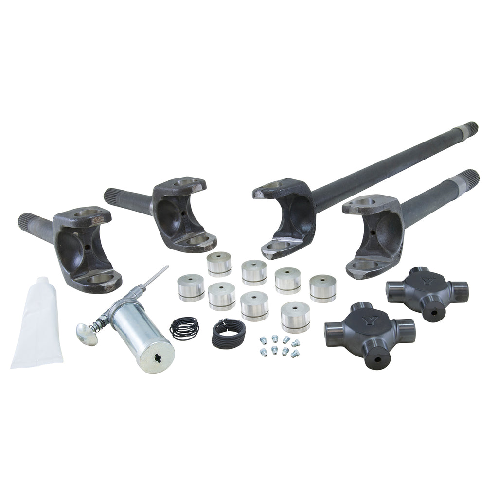 Yukon-Gear-Front-4340-Chrome-Moly-Replacement-Axle-Kit-For-88-98-Ford--Dana-60-W-35-Splines