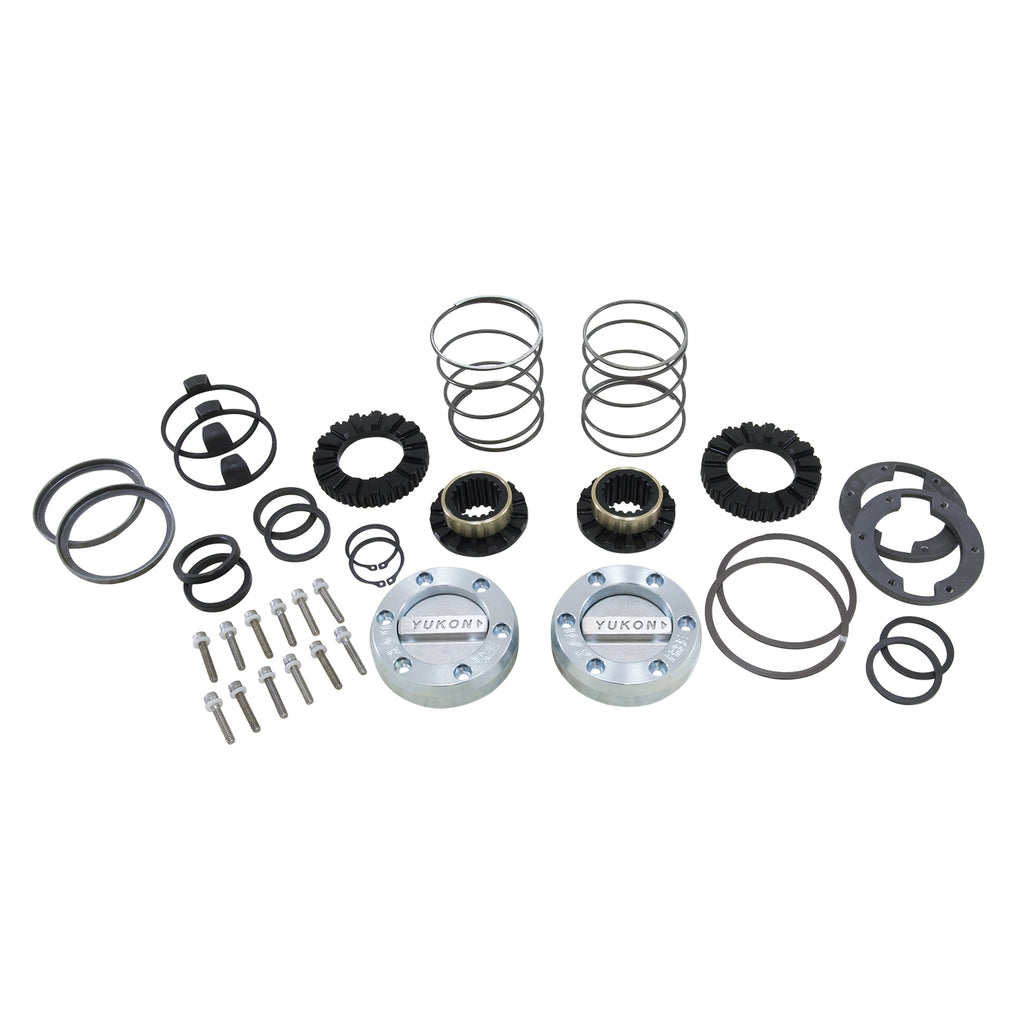 Yukon-Gear-Hardcore-Locking-Hub-Set-For-Gm-8.5In-Front--Dana-44--19-Spline
