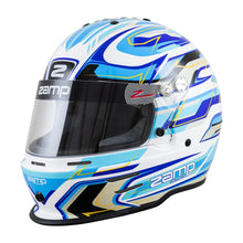 Load image into Gallery viewer, ZAMP H753C4457 Helmet RZ-42Y Youth White / Blue CMR2016