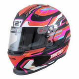 ZAMP H760C42M Helmet RZ-70 Medium Red/Blk SA2020/FIA8859