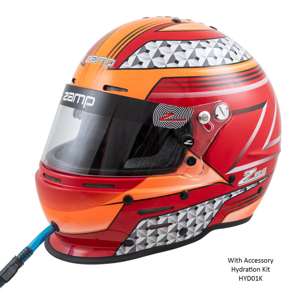 ZAMP H764C35M Helmet RZ-62 Aramid Mix M Red/Org SA2020