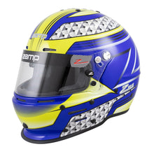 Load image into Gallery viewer, ZAMP H764C36L Helmet RZ-62 Aramid Mix L Blu/Grn SA2020