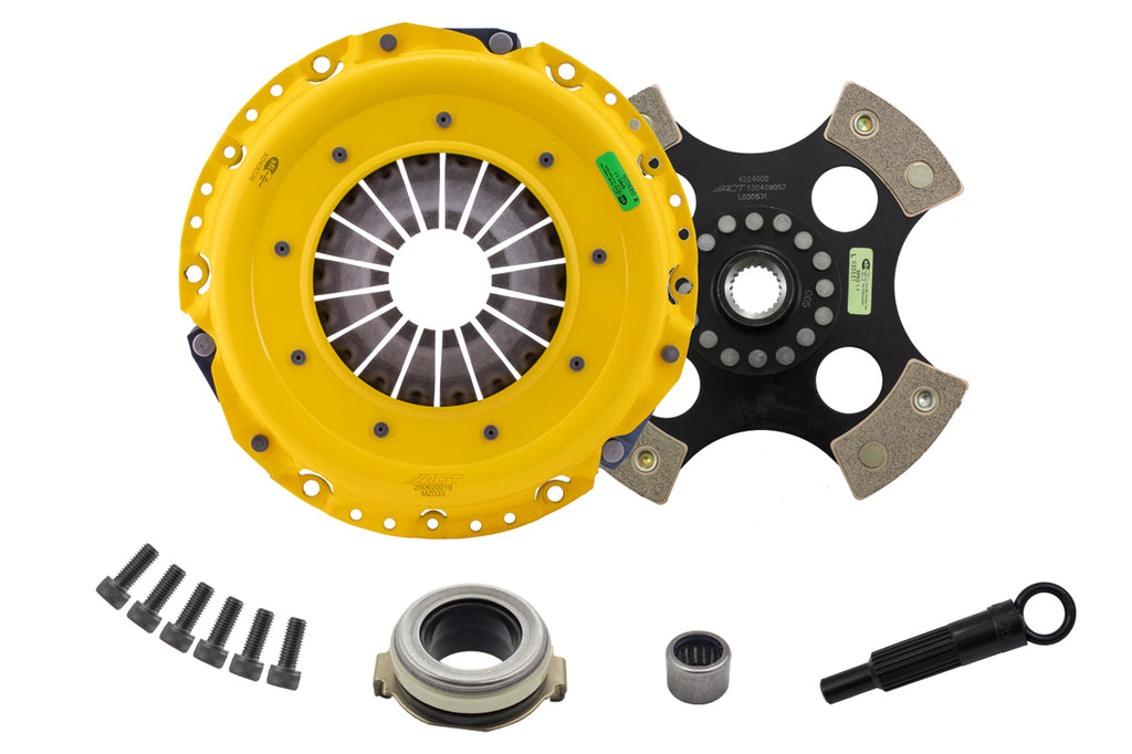 Advanced Clutch ZM15-HDR4 ACT Heavy Duty Race Rigid 4 Pad Clutch Kit for Select Mazda MX-5 Miata
