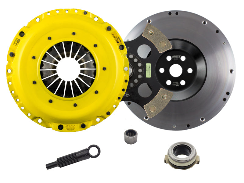 Act-07-13-Mazda-Mazdaspeed3-XtRace-Rigid-4-Pad-Clutch-Kit-WStreetlite-Flywheel