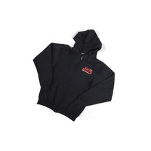 Load image into Gallery viewer, Zippered-Black-Hoodie---Small
