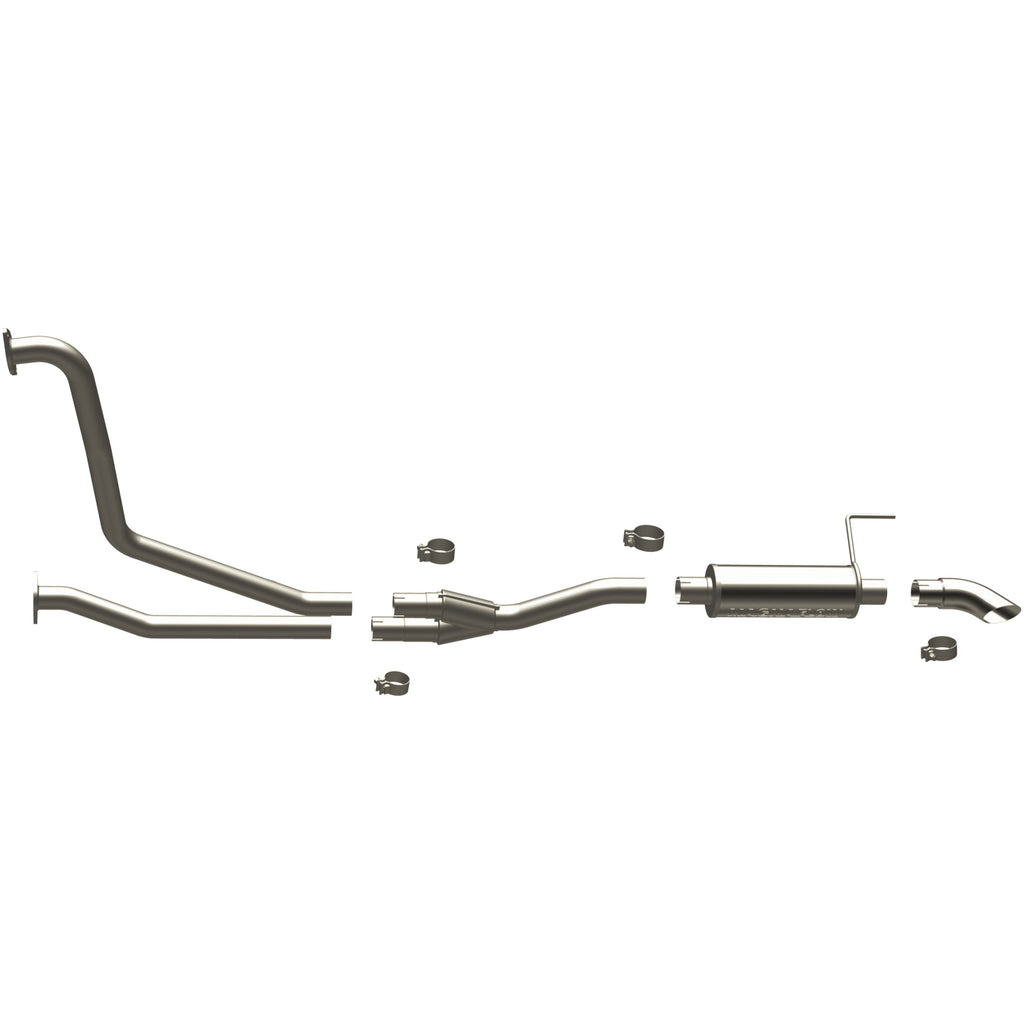 MagnaFlow Exhaust Products 17109 Off Road Pro Series Gas Stainless Cat-Back for Select Nissan TITAN