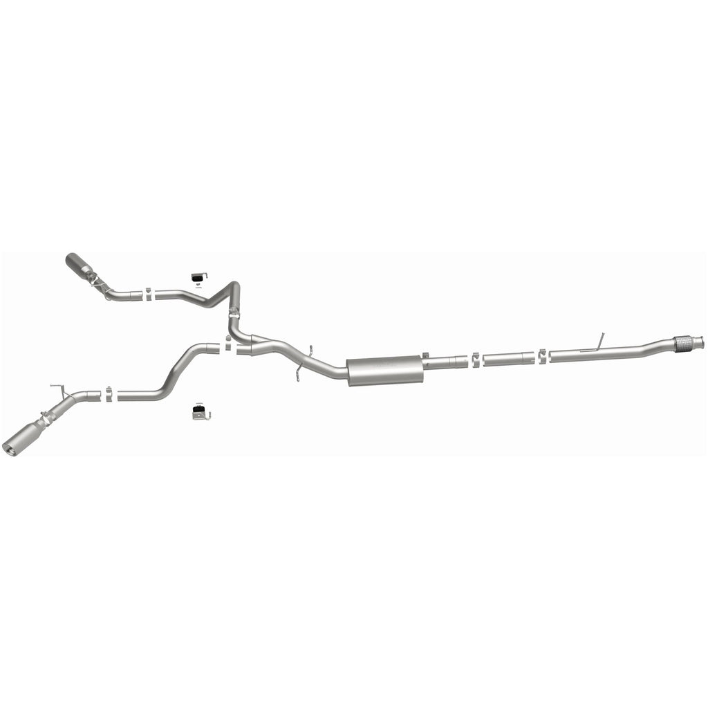 MagnaFlow Exhaust Products 19473 Street Series Polished Cat-Back System for Select Chevrolet Silverado 1500, Chevrolet Silverado LTD, GMC Sierra 1500, GMC Sierra Limited
