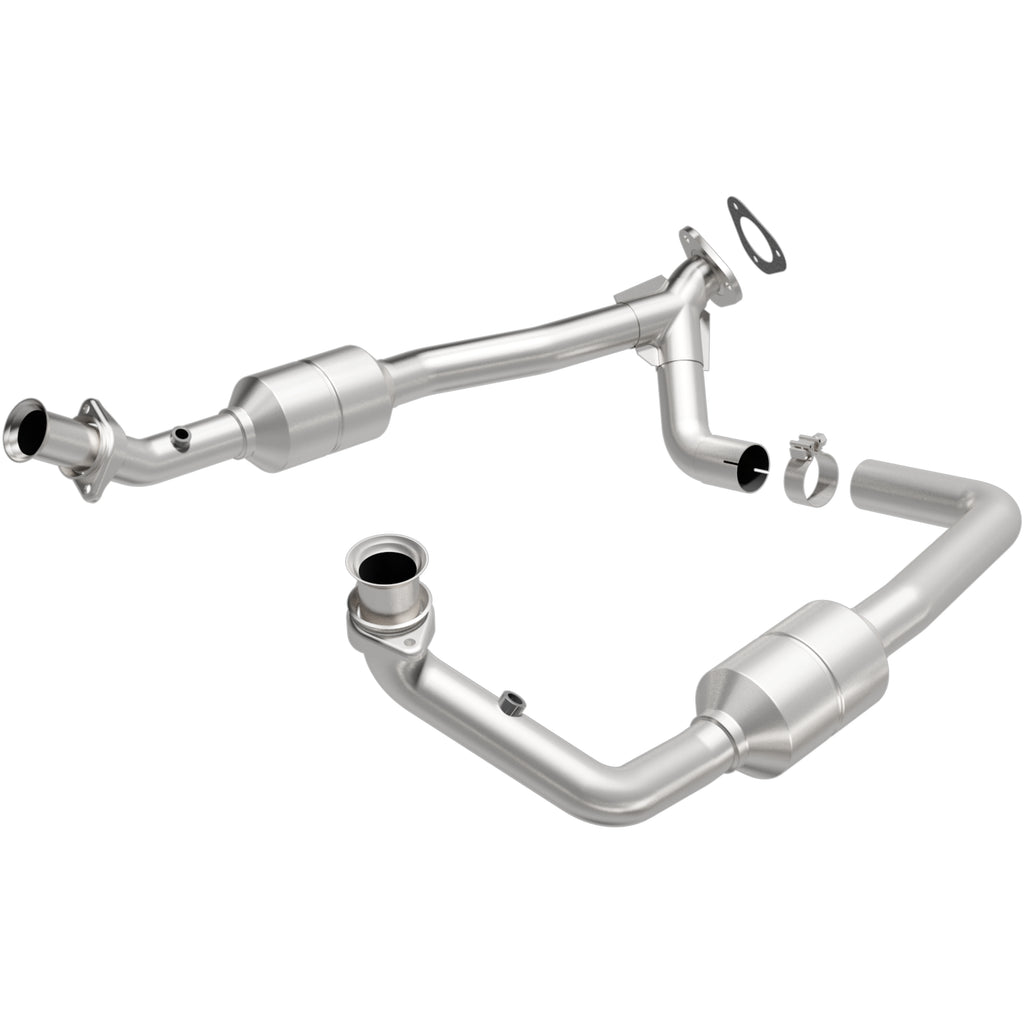 MagnaFlow Exhaust Products 24307 HM Grade Direct-Fit Catalytic Converter for Select Ford E-150, Ford E-150 Club Wagon, Ford E-150 Econoline, Ford E-150 Econoline Club Wagon, Ford E-250, Ford E-250 Econoline, Ford E-350 Club Wagon, Ford E-350 Econoline