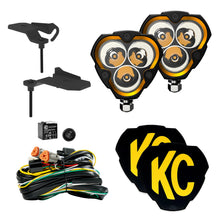 Load image into Gallery viewer, KC HiLiTES 97162 KC FLEX ERA 3 LED 3.5in Spot 2-Light Ditch System Jeep 392/Mojave for Select Jeep Gladiator, Jeep Wrangler