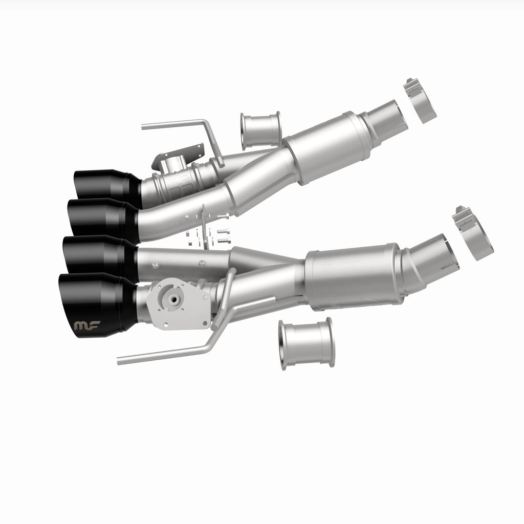 MagnaFlow Exhaust Products 19581 NEO Series Black Chrome Tips Axle Back System for Select Chevrolet Corvette