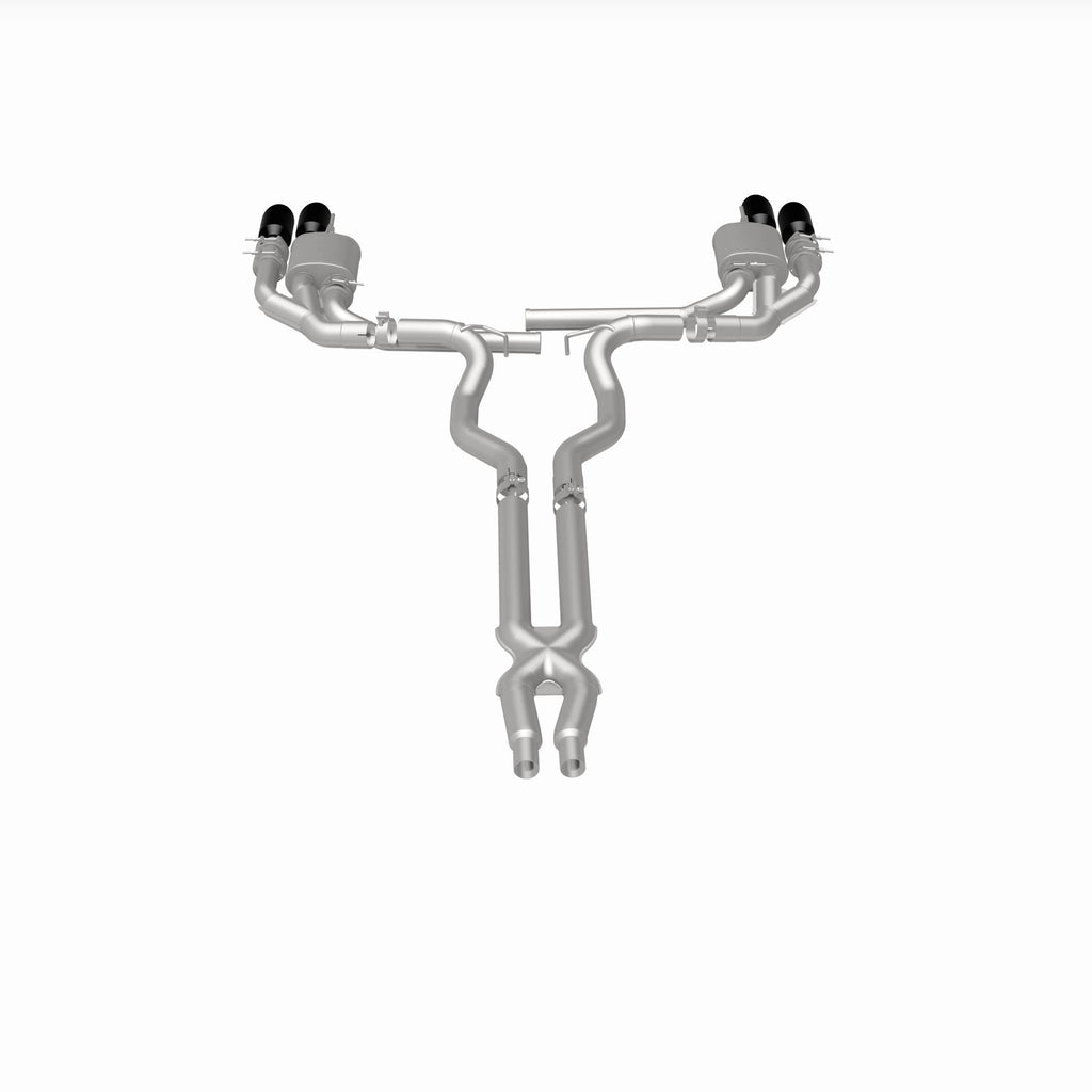 MagnaFlow Exhaust Products 19579 NEO Series Black Chrome Tips Cat-Back System for Select Ford Mustang