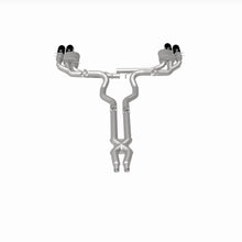 Load image into Gallery viewer, MagnaFlow Exhaust Products 19579 NEO Series Black Chrome Tips Cat-Back System for Select Ford Mustang
