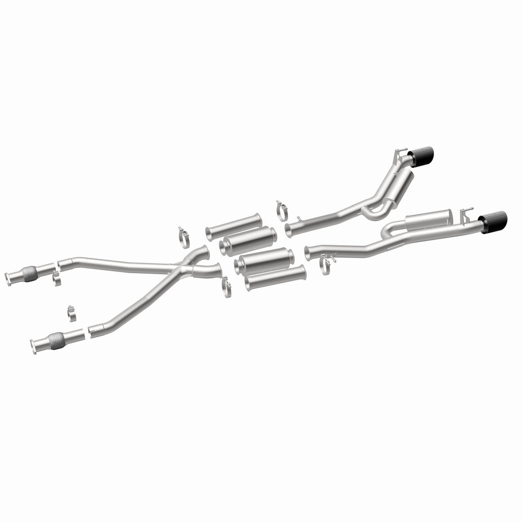 MagnaFlow Exhaust Products 19593 xMOD Series Carbon Fiber Tips Cat-Back System for Select Nissan Z