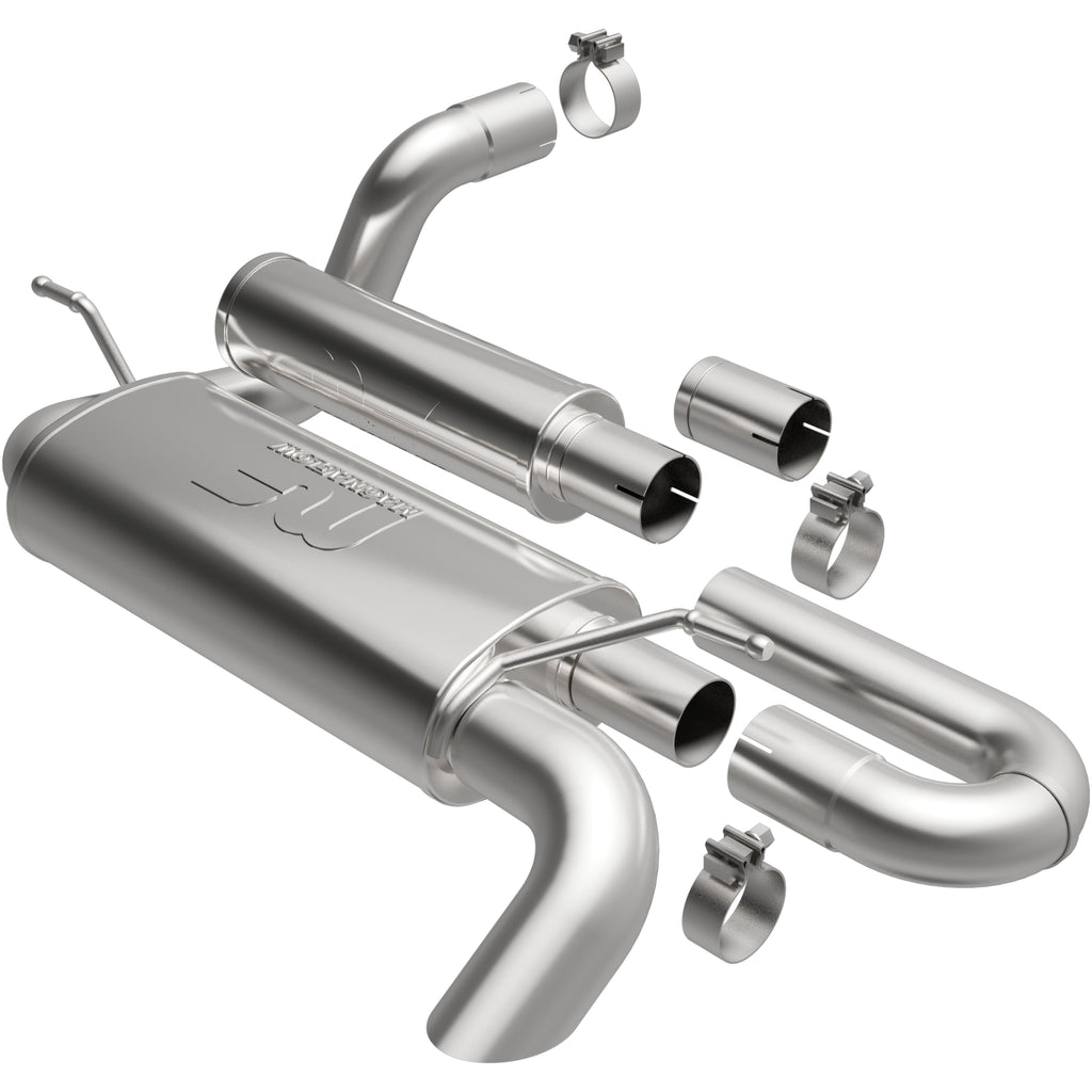 MagnaFlow Exhaust Products 19620 Overland Series Axle Back System for Select Jeep Wrangler