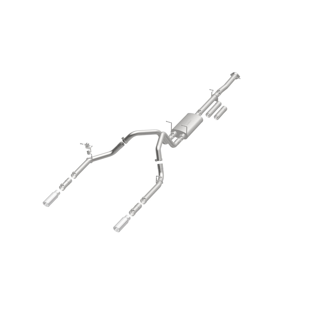 MagnaFlow Exhaust Products 19027 Street Series Polished Cat-Back System for Select Chevrolet Silverado HD, Chevrolet Silverado HD, GMC Sierra HD, GMC Sierra HD