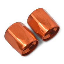 Load image into Gallery viewer, Performance-2-Piece--6-An-Anodized-Full-Flow-Swivel-Hose-End-Sockets-(Qty-2)---Orange