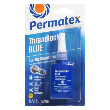 Permatex 24300 Blue Surface Insensitive 243 Threadlocker - 10 mL