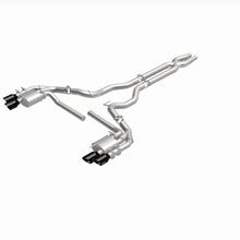 Load image into Gallery viewer, MagnaFlow Exhaust Products 19579 NEO Series Black Chrome Tips Cat-Back System for Select Ford Mustang