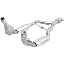 Load image into Gallery viewer, MagnaFlow Exhaust Products 93344 HM Grade Direct-Fit Catalytic Converter for Select Ford Mustang