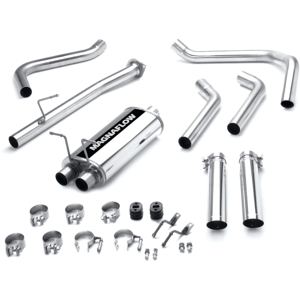 MagnaFlow Exhaust Products 15796 Street Series Polished Cat-Back System for Select Chevrolet S10, GMC Sonoma