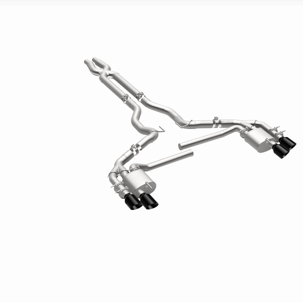 MagnaFlow Exhaust Products 19579 NEO Series Black Chrome Tips Cat-Back System for Select Ford Mustang