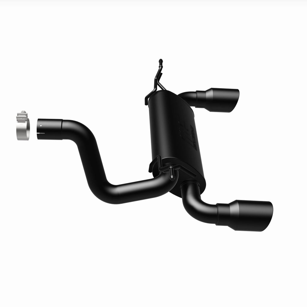 MagnaFlow Exhaust Products 19388 Street Series Black Coated Axle Back System for Select Jeep Wrangler