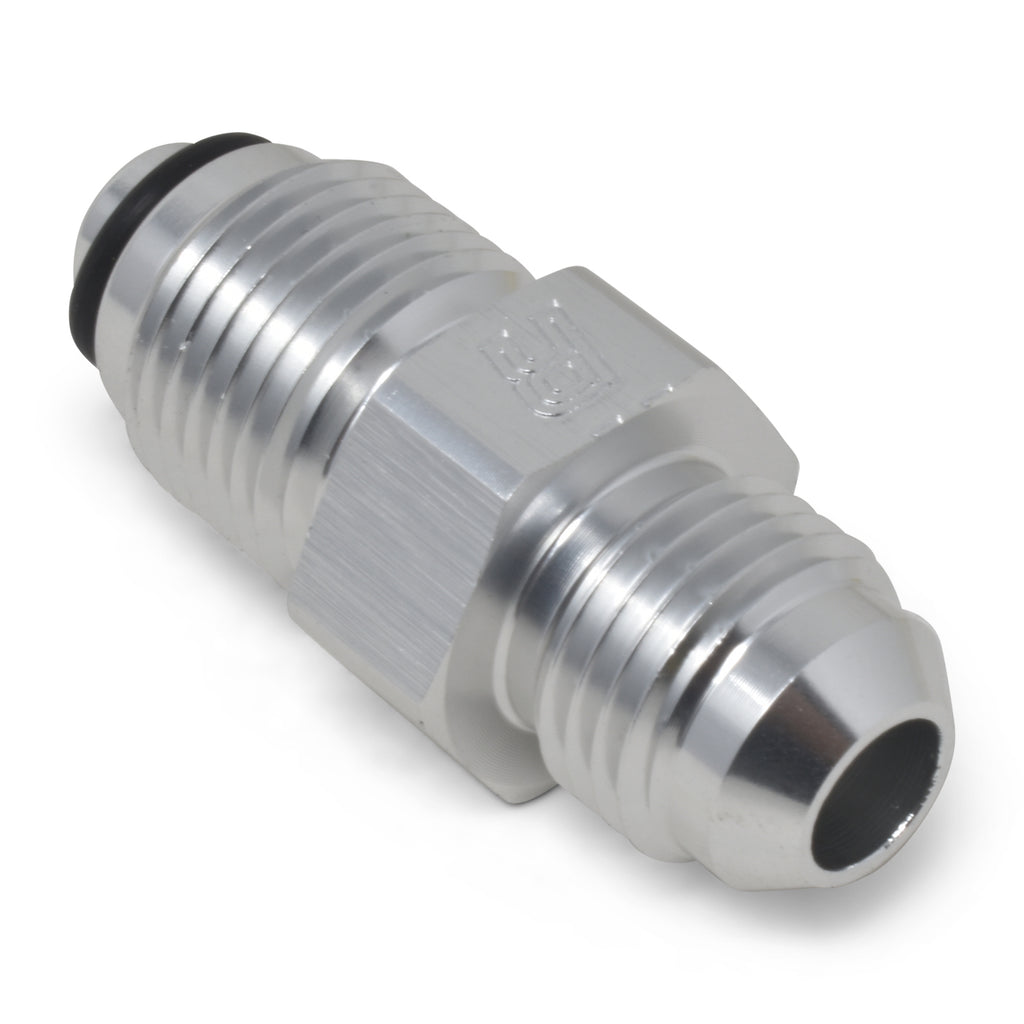 Performance--6-An-(Male-To-12In-20-O-Ring-Seal)-Power-Steering-Adapter.-Clear-Anodized