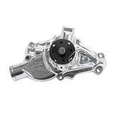 Edelbrock 8892 Water Pump SBC Reverse Short Polished