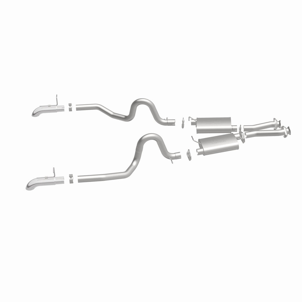 MagnaFlow Exhaust Products 15632 Street Series Polished Cat-Back System for Select Ford Mustang